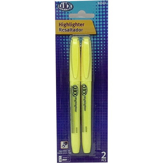 HIGHLIGHTER YELLOW 2 PC