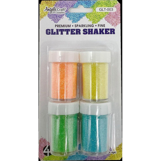 GLITTER SHAKER 8G 4 NEON COLORS