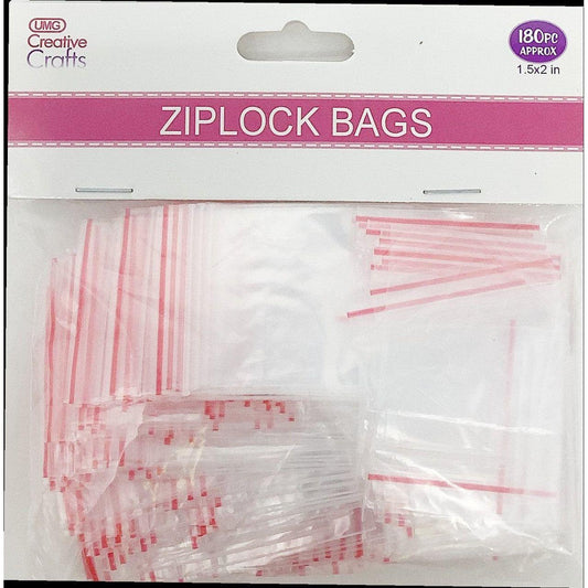 ZIP LOCK POLYBAGS 1.5" X 2" 180PCS