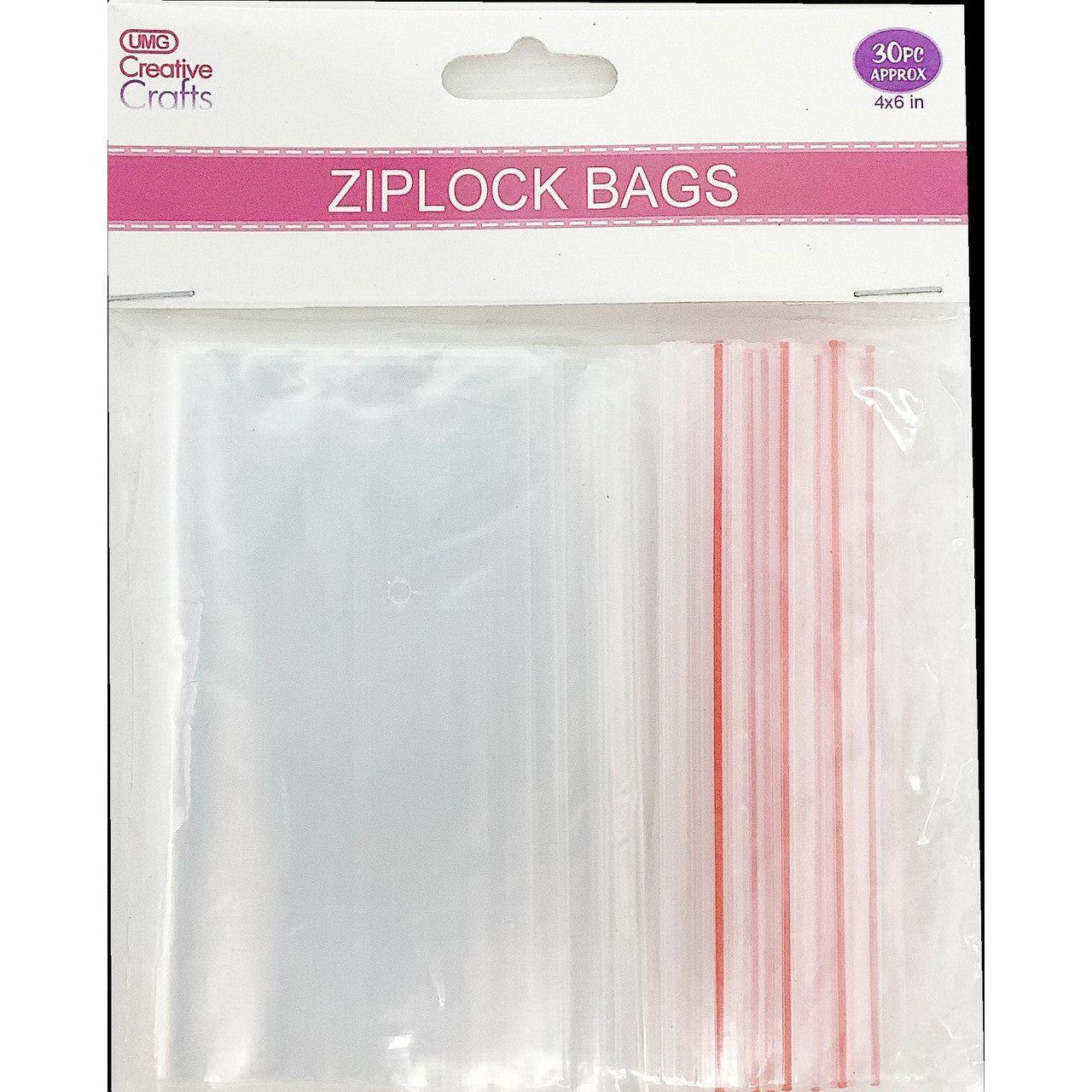 ZIP LOCK POLYBAGS 4"X6" 30PCS/PK