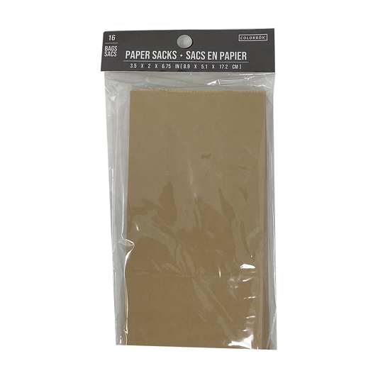 GIFT BAG PAPER BROWN CRAFT SMALL