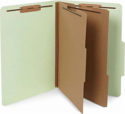 2 Partition Folder Letter Green