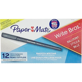 WRITE BROS BALLPOINT 12CT BLACK