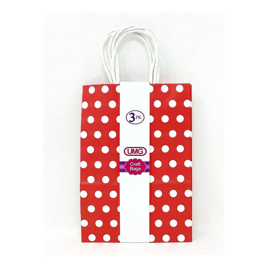 CRAFT BAG INV POLKA RED