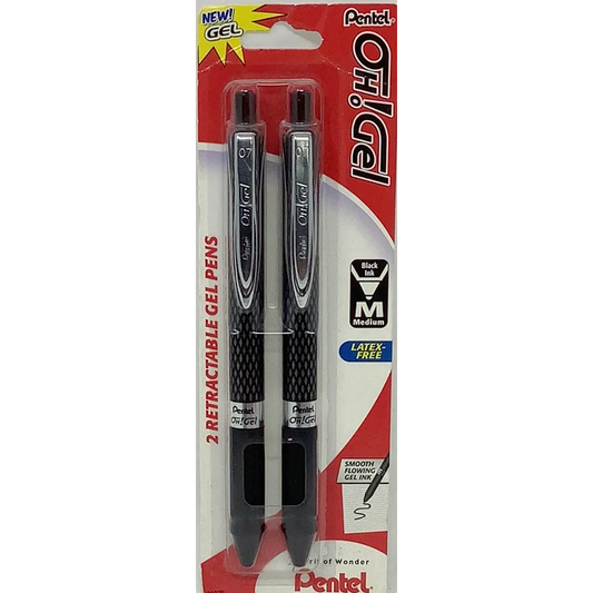 OH! GEL, GEL PENS, 2 PACK MED