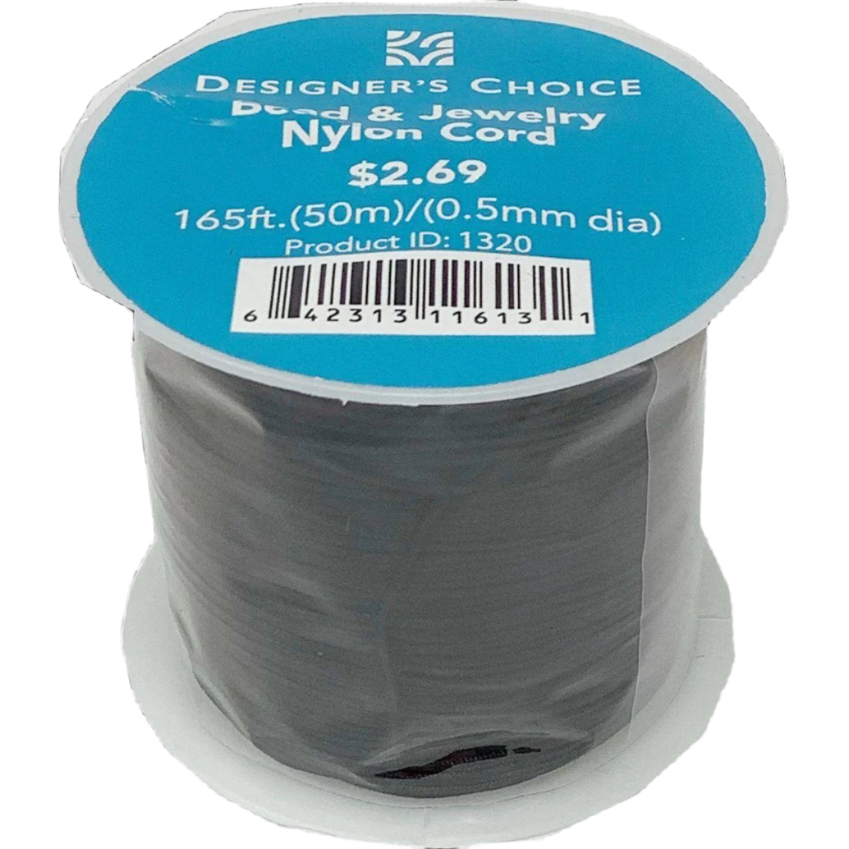 NYLON CORD SPOOL BLACK 165FT