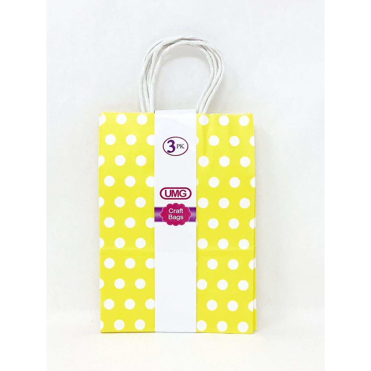 CRAFT BAG INV POLKA YELLOW