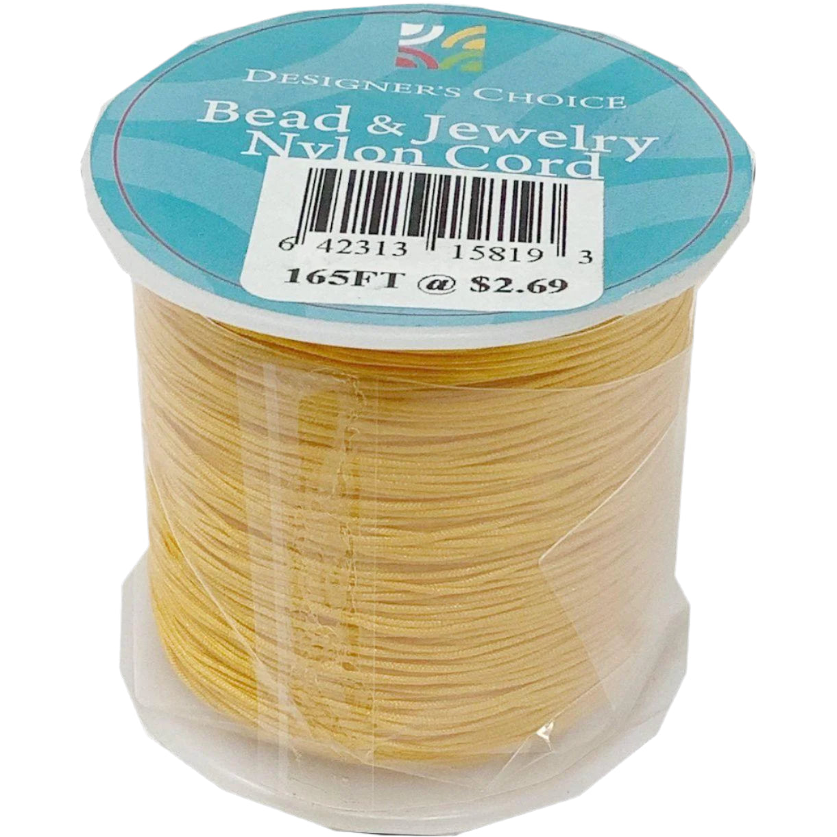NYLON CORD SPOOL DARK YELLOW 165FT