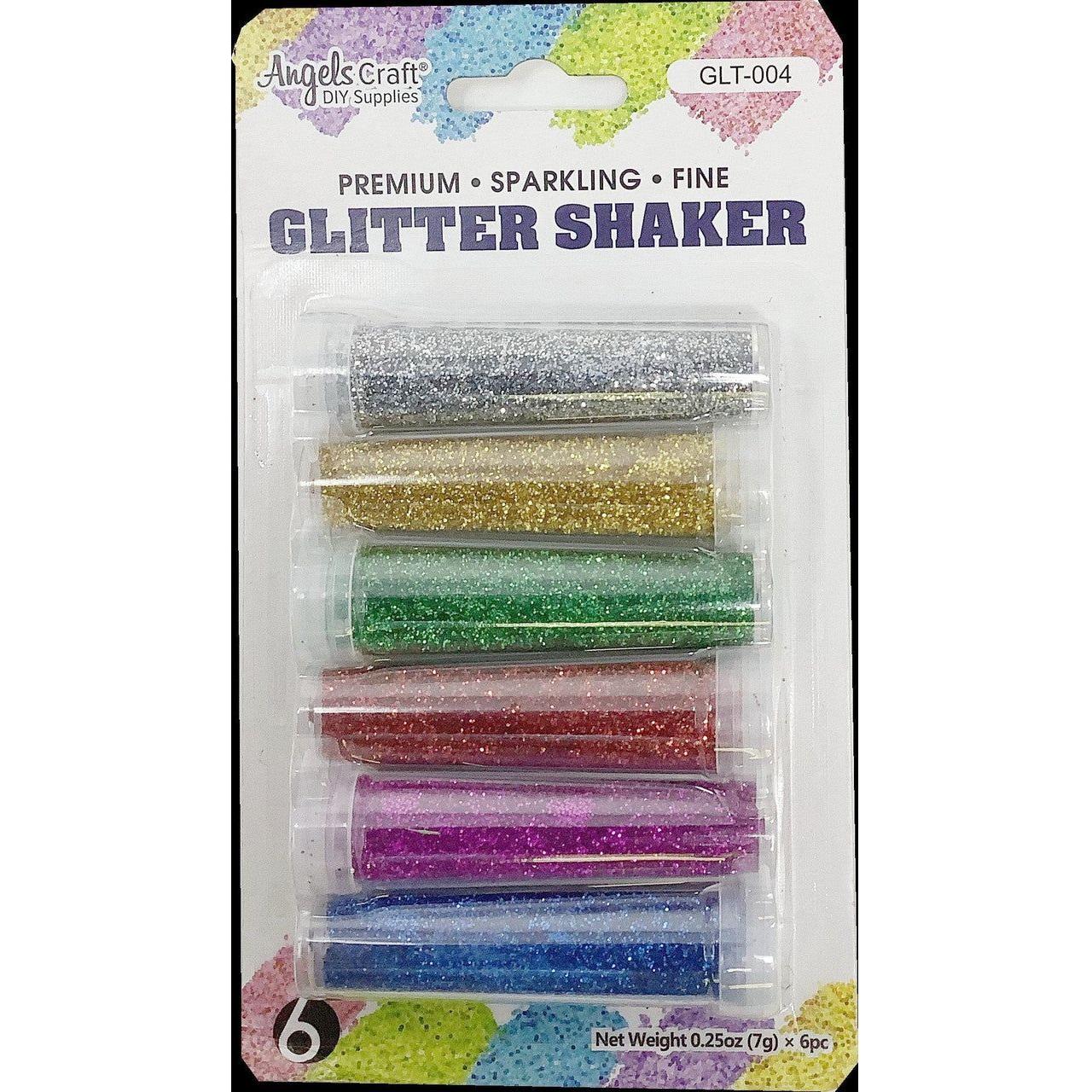 GLITTER SHAKER 6 ASSORTED COLORS