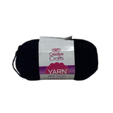 YARN ACRYLIC BLACK 2OZ