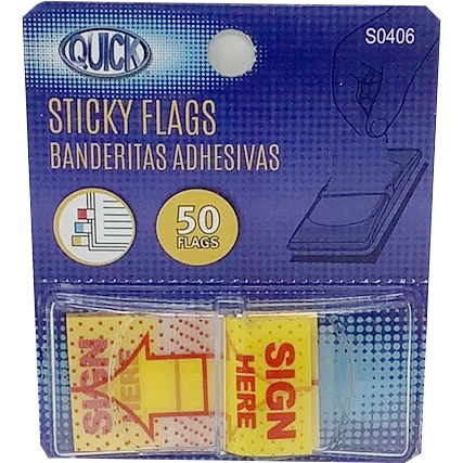 STICKY SING HERE 1X1.7 PK50