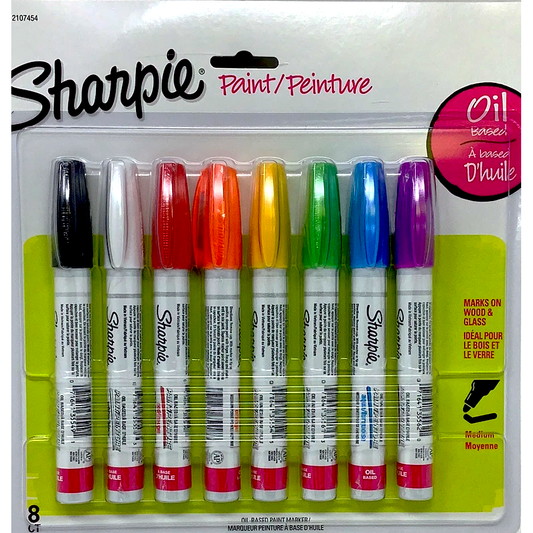 SHARPIE PAINT MEDIUM ASST 8CT