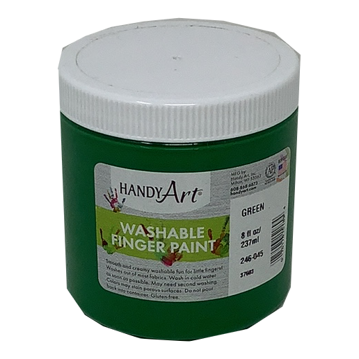 FINGER PAINT WASHABLE GREEN