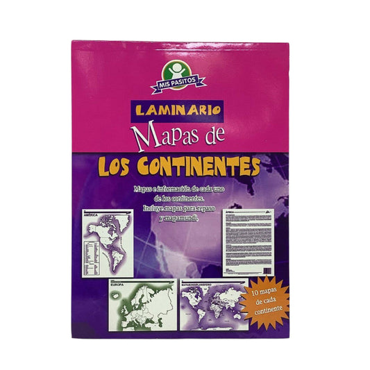LIBRO MAPA DE CONTINENTES