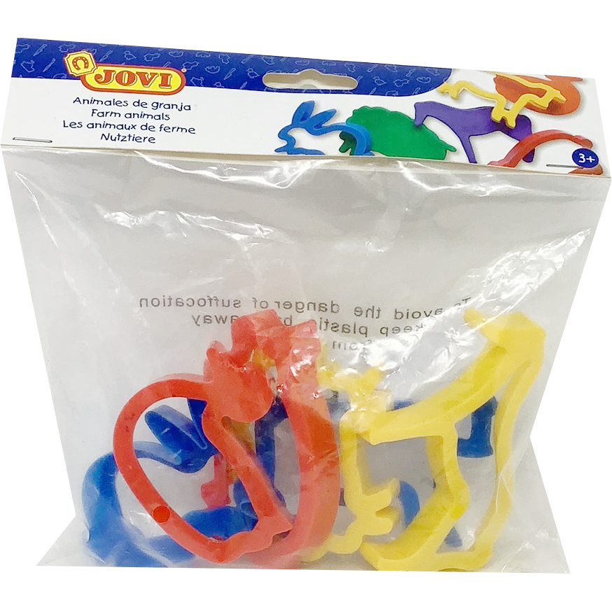 6 FARM ANIMALS MOLDS