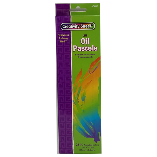 OIL PASTEL 25 ASSORTED COLORS.