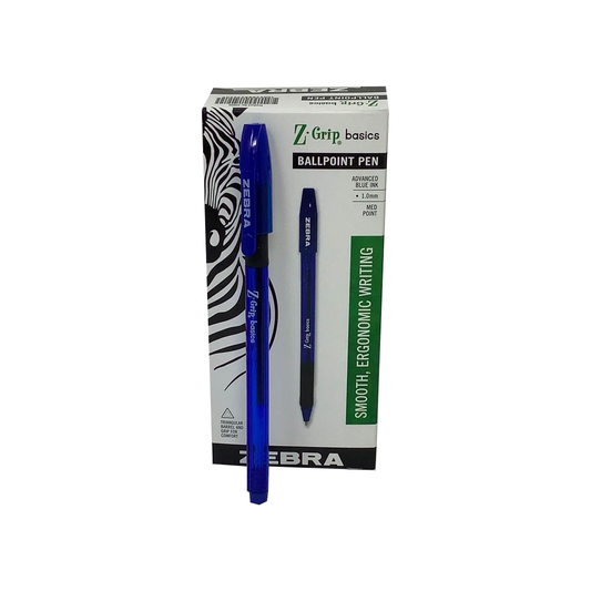 Z-GRIP BALL PEN STICK 1.0 MEDIUM BLUE 12 PC