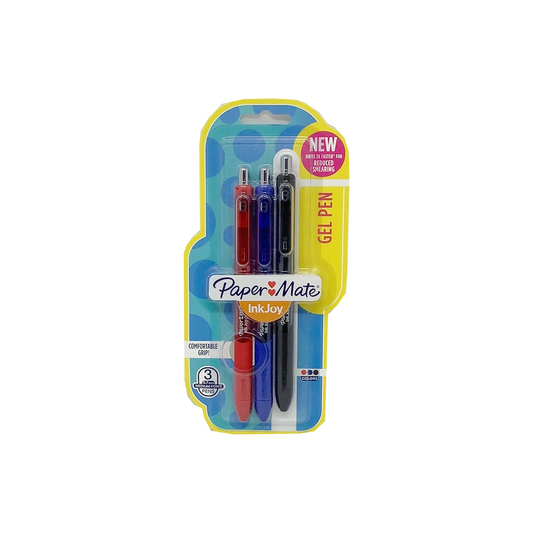 INK JOY GEL RT 7MM 3 BUSINESS ASST