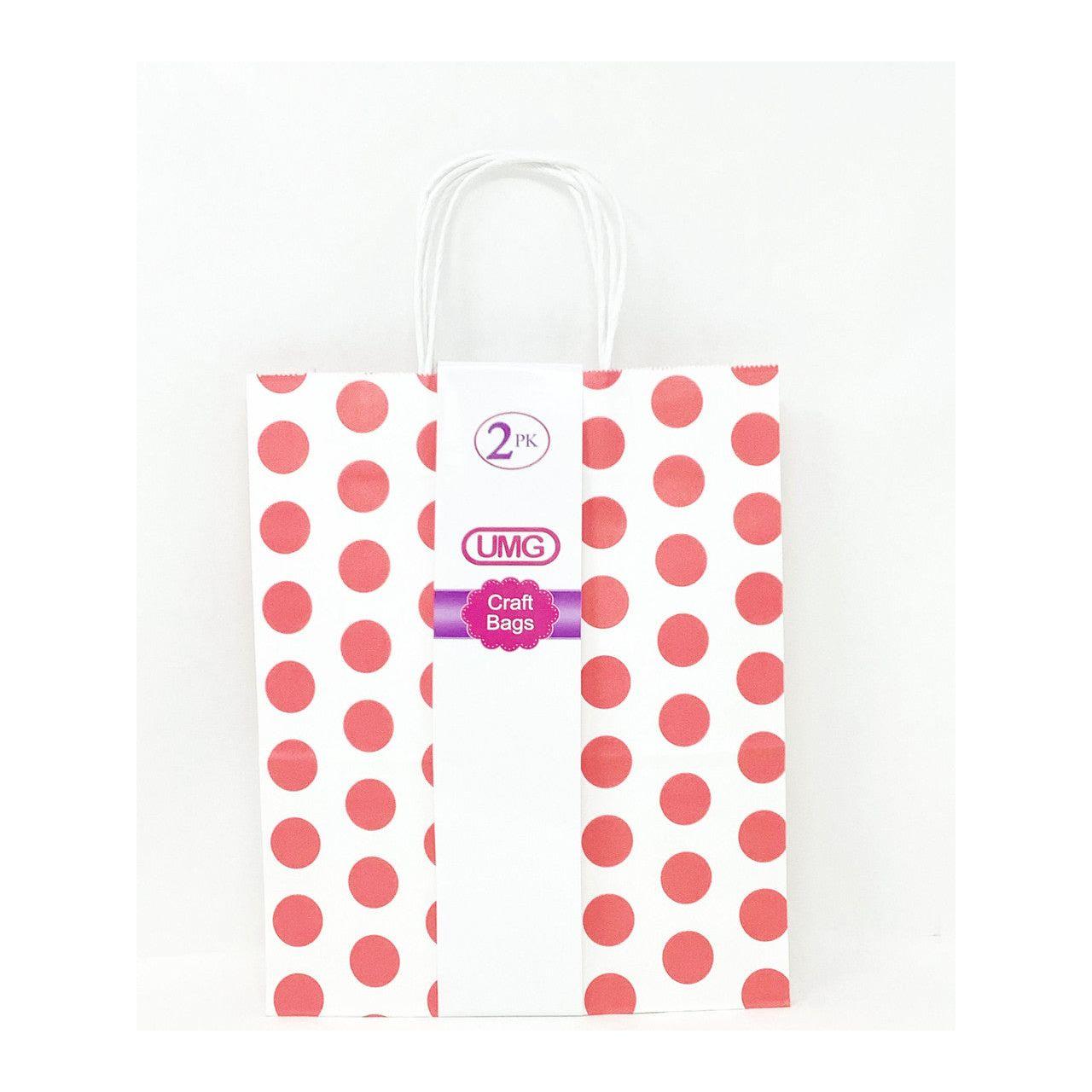 CRAFT BAG POLKADOT MEDIUM RED