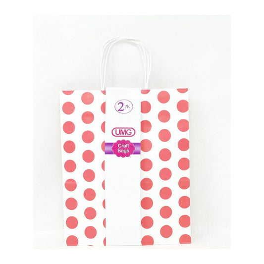 CRAFT BAG POLKADOT MEDIUM RED