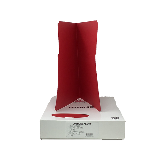 FOLDER RED LETTER BOX/100