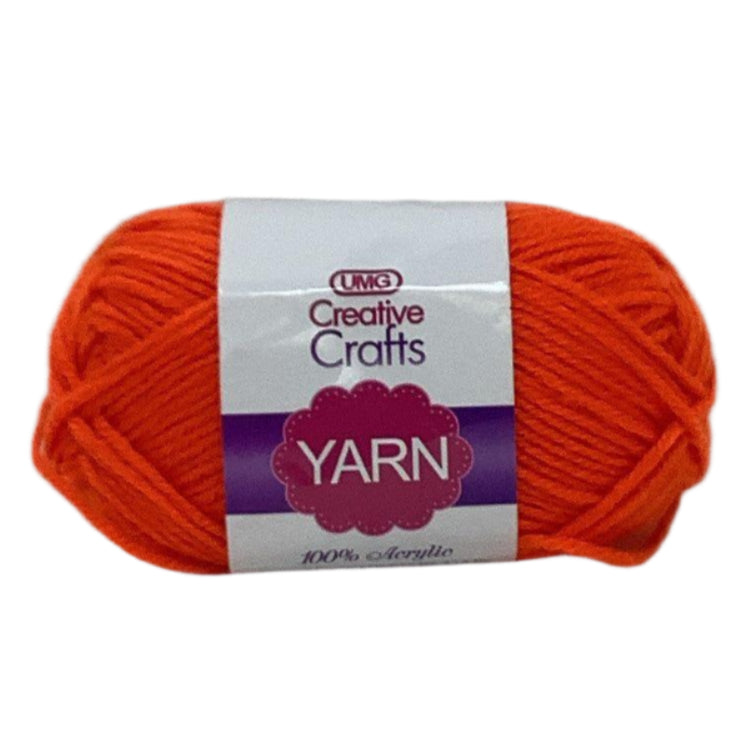 YARN ACRYLIC TANGERINE 2OZ