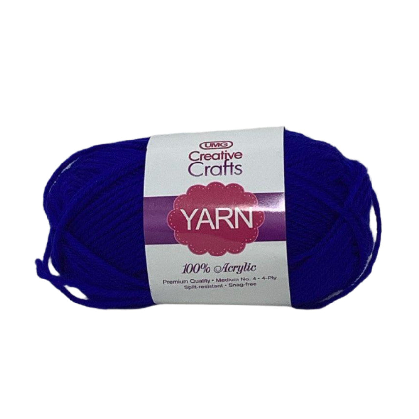 YARN ACRYLIC ROYAL BLUE 2OZ