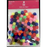 POM POM MIX 15MM 100PCS