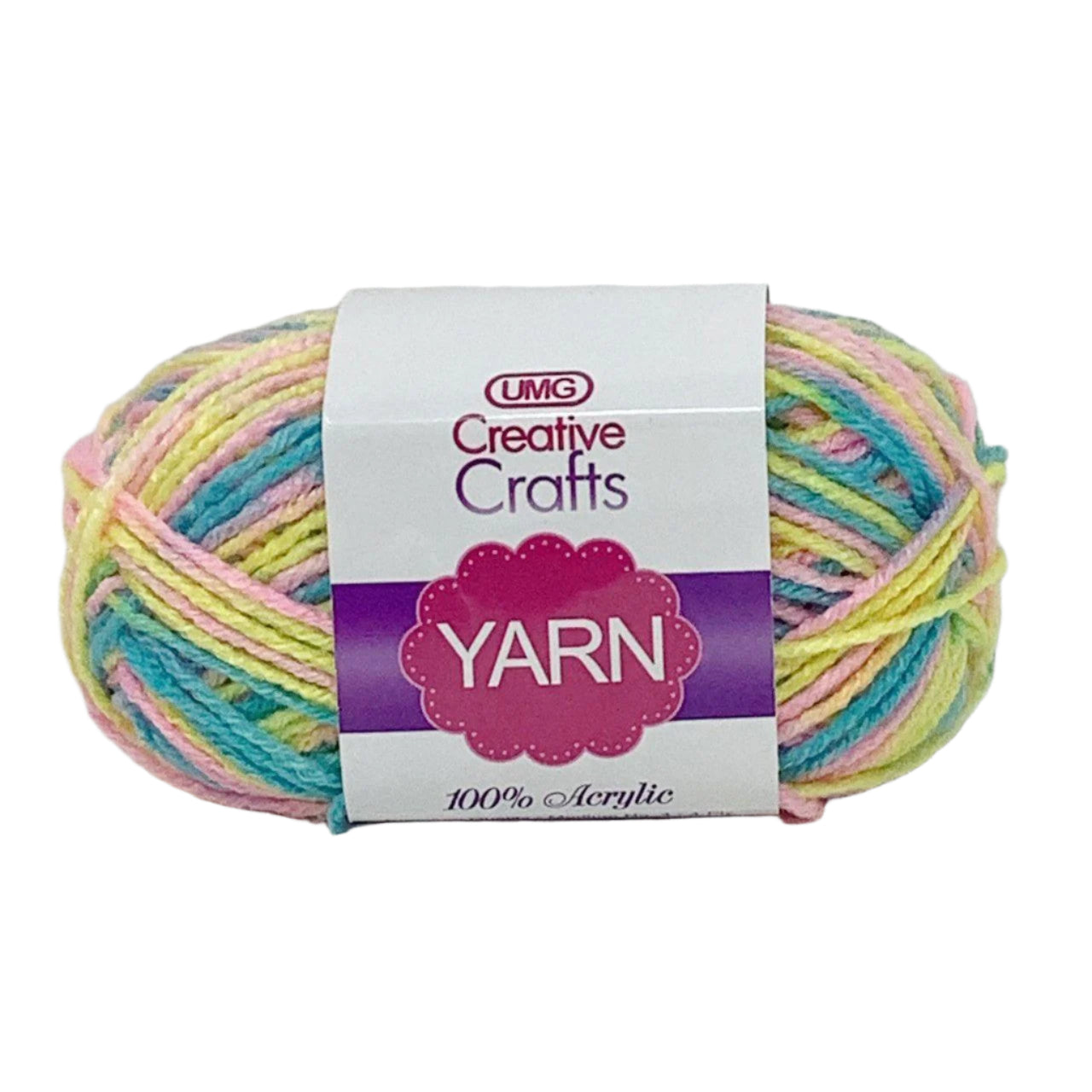 YARN ACRYLIC MULTICOLOR CANDY