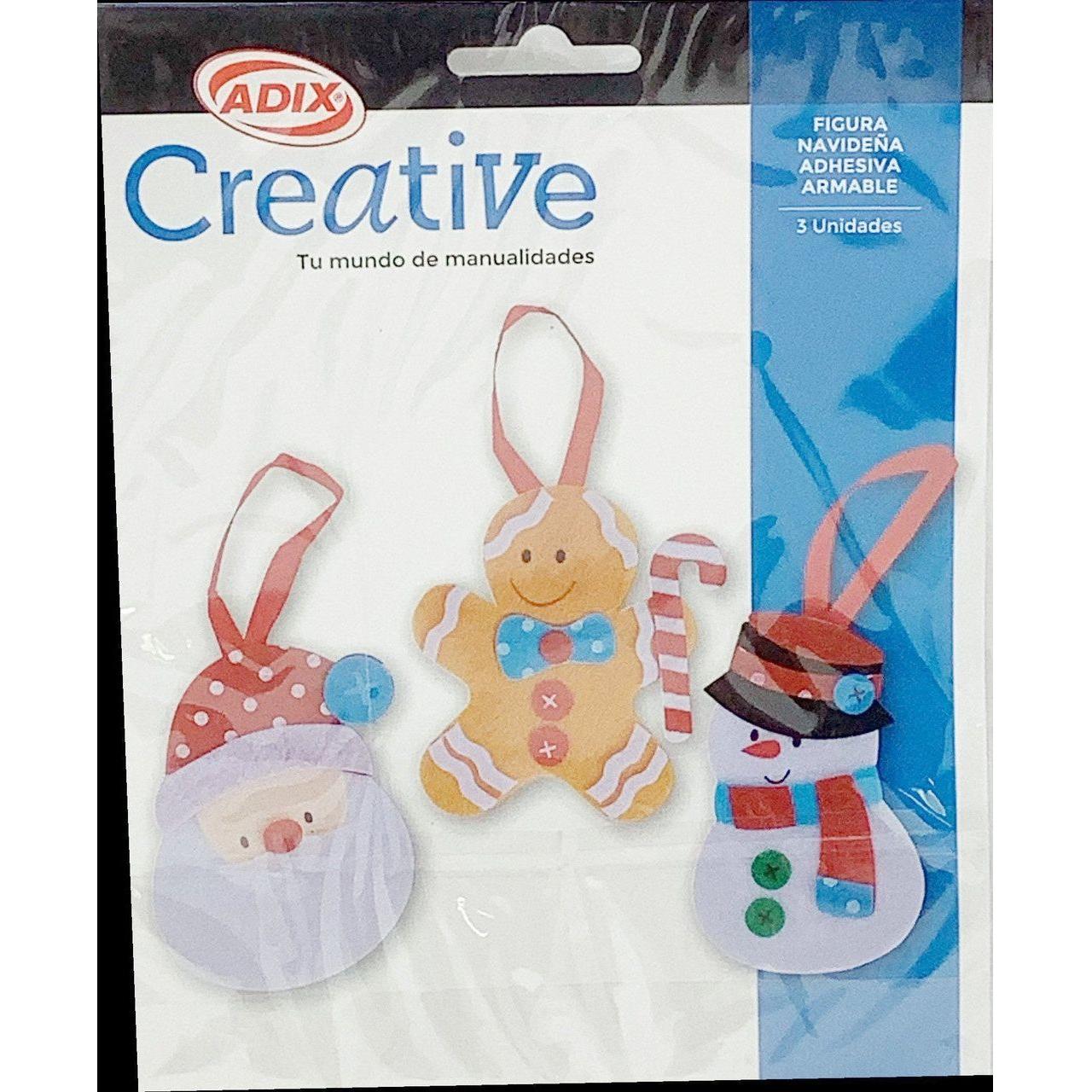 FIGURAS NAVIDEñAS DE FIELTRO ADHESIVAS PARA PEGAR