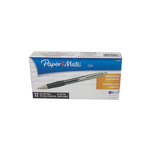 PAPER MATE GEL BALL PEN BLACK (CJ.12)