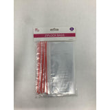ZIP LOCK POLYBAGS 6"X8" 15PCS/PK