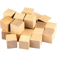 STEM Basics: Wooden Cubes 25PCS