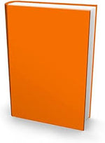 Book Covers Stretch Ass Orange