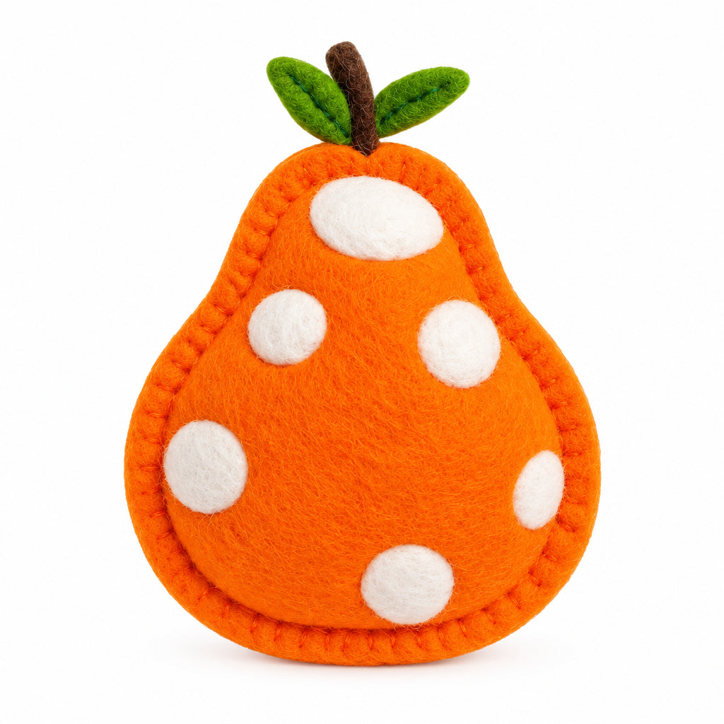 Orange Felt Sheet 9x12