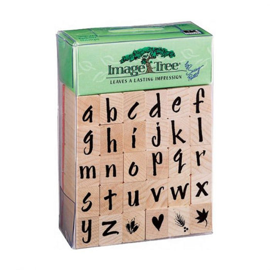 STAMP ALPHABET LOWERCASE 30 PCS