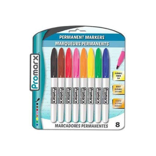 PERMANENT MARKERS ASST. PQ.8
