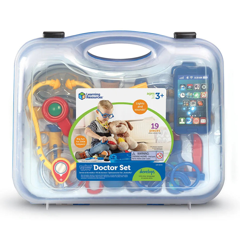 PRETEND & PLAY DOCTOR SET 19 PC