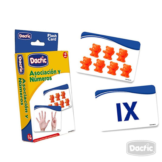 FLASH CARD ASOCIAR NUMEROS