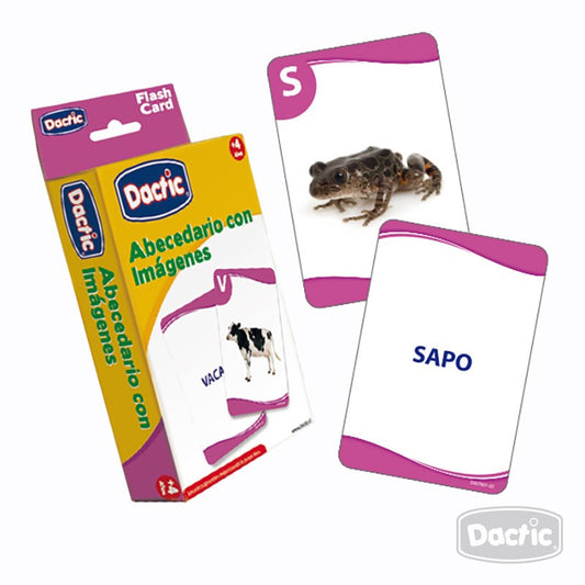 FLASH CARD ABECEDARIO CON IMÁG