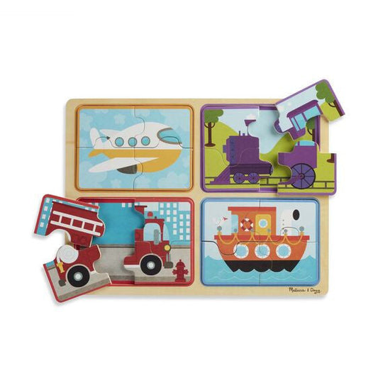 NATURAL PLAY WOODEN PUZZLE: READY SET GO