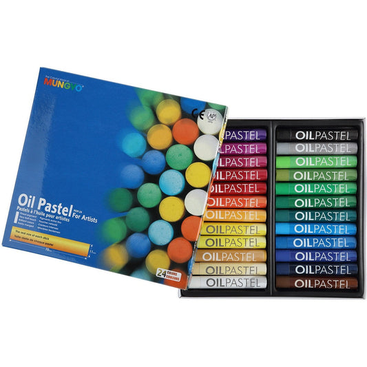 **OIL PASTELS 24-COLORS**