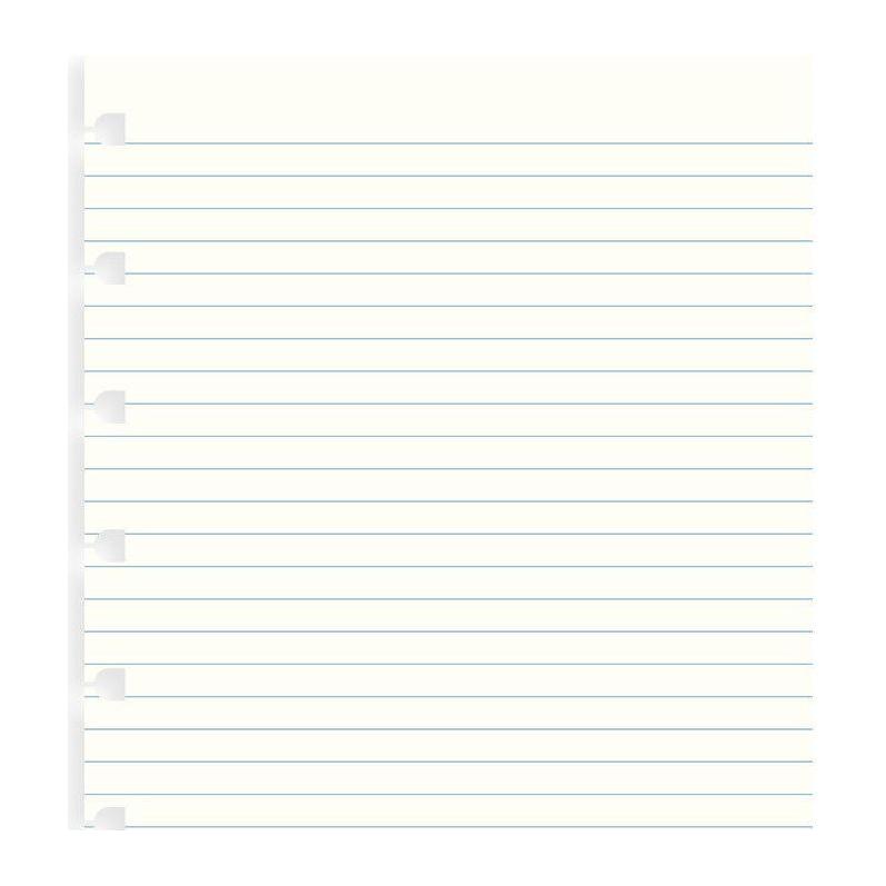 A5 FILOFAX REFILL RULED SHEET
