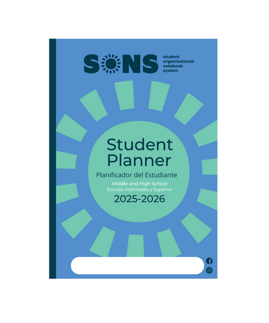 Student Planner 2025-2026 Escuela Intermedia y Superior