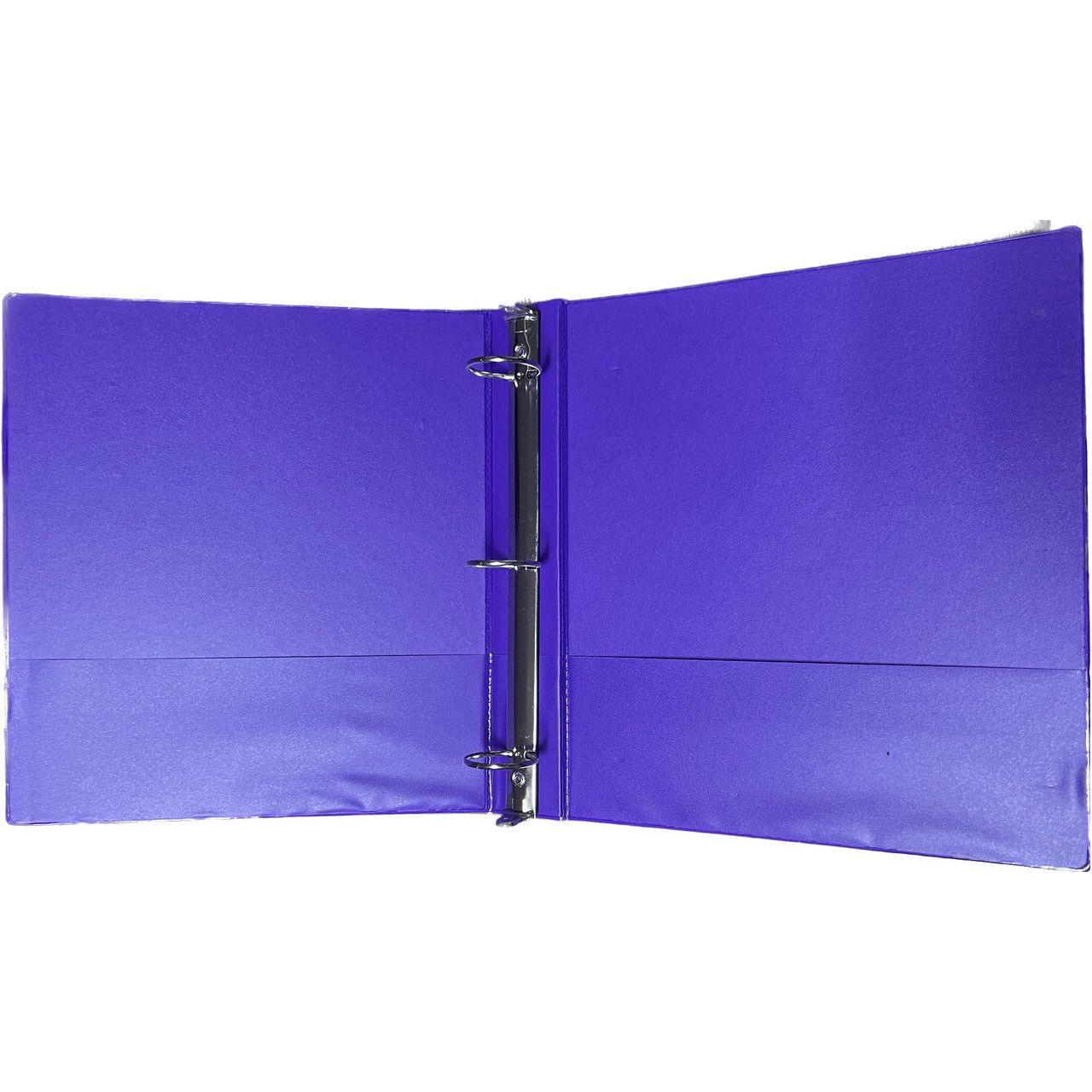 HARD VIEW BINDER 1-1/2" PURPLE