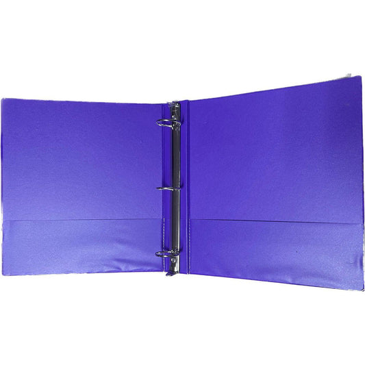 HARD VIEW BINDER 1-1/2" PURPLE