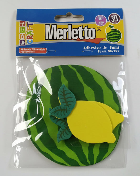 FORMAS FOAMY 3D SANDIA | LIMON 4PCS