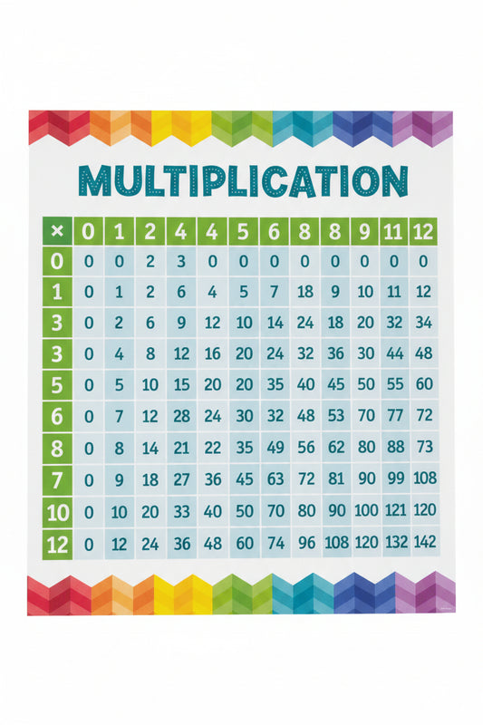 Multiplication Chart