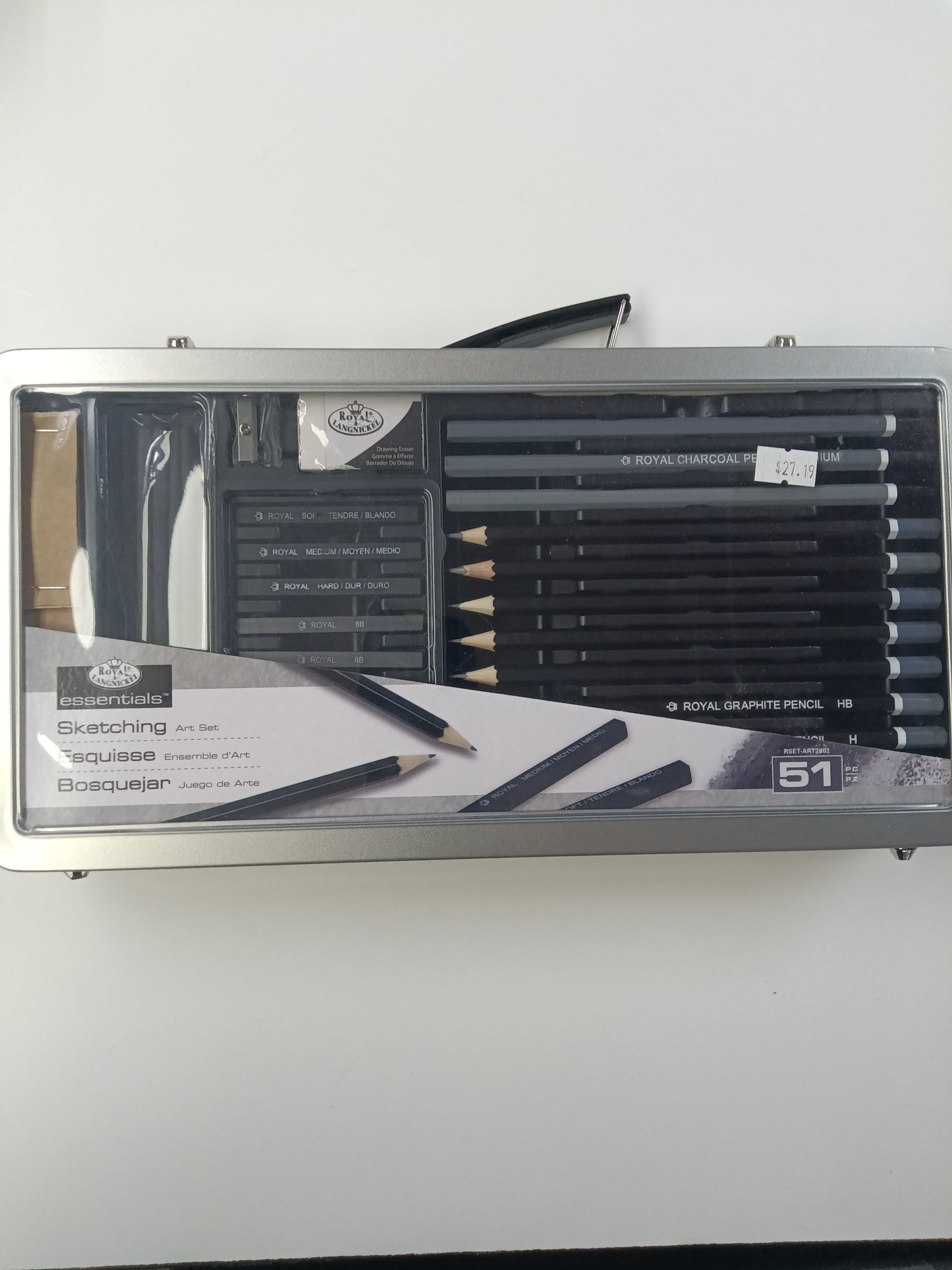 SKETCHING LARGE WINDOW TIN SET