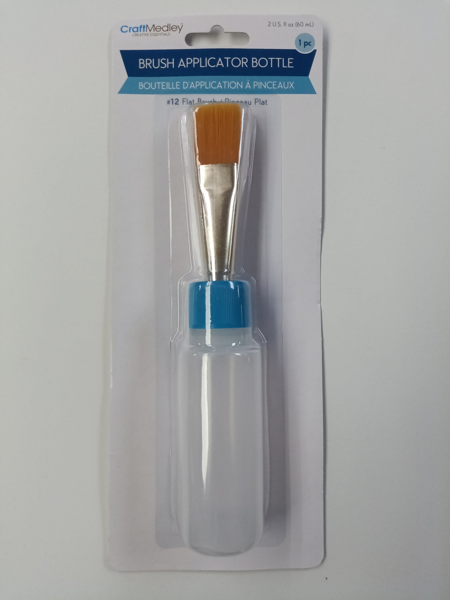 FLAT BRUSH-BRUSH BOTTLE EMPTY